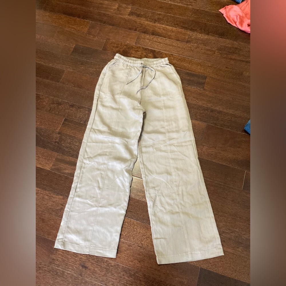 Echo Taupe Drawstring Pants